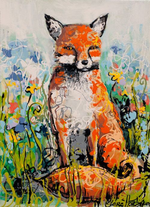 Clare Hartigan - A Fox Amongst the Flowers