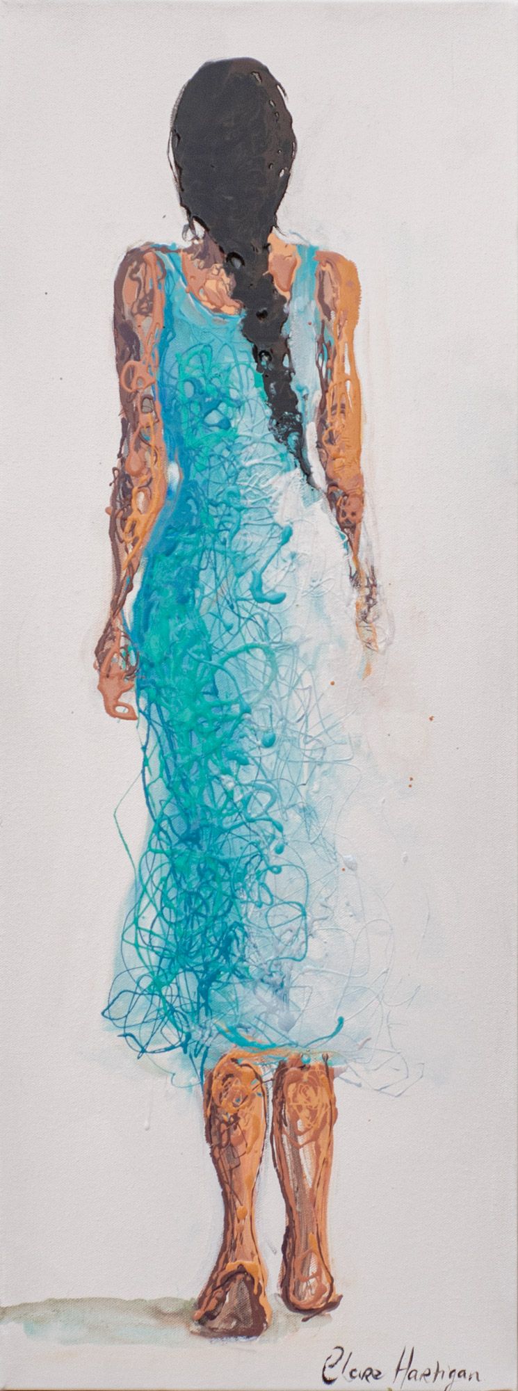 Girl in Turquoise by Clare Hartigan