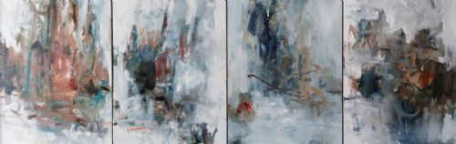 Derek Fitzpatrick - Winter Trees in Four Panels