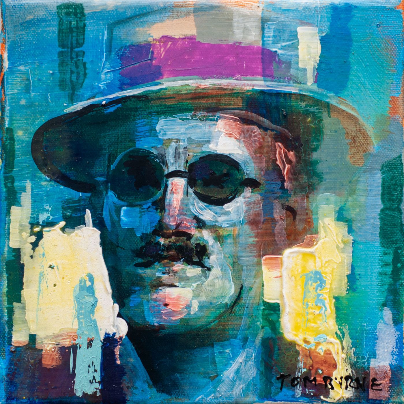 James Joyce in Blue by Tom Byrne